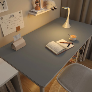 PU Leather Portable Import Leather Desk Pad Waterproof Oil-proof Scratch-resistant Gaming Desk Table Mat for Home Study School Office
