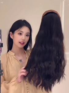 Synthetic Curly Hair Headband Natural Hair Extensions Hair Curly Hair Hairhoop for Women Girl Hair Decors