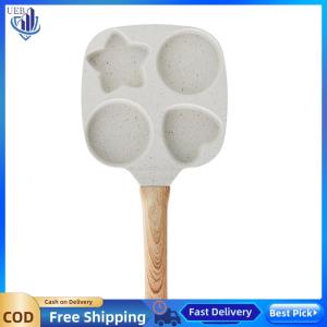 [Ueb Wholesale Center]กระทะไข่ทอดขนาด 4 ถ้วยถาดอบแบบแบนลื่นสึกหรอทนต่อกระทะอาหารเช้าหนาสำหรับเตาแก๊สและหม้อหุงเหนี่ยวนำ