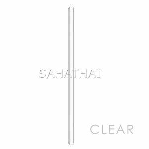 SH.Thai หลอดแก้วสําหรับใส่กาแฟ เครื่องดื่ม ทนต่ออุณหภูมิสูง หลอดแก้วใส Straw