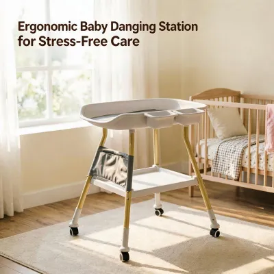 Diaper Changing Table Multi Functional Baby Changing Table Mobile Diaper Changing Station Bathtub Touch Stand