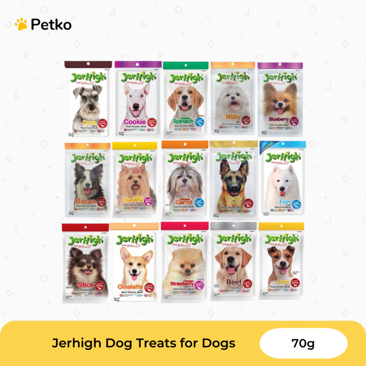 Jerhigh Dog Treats for Dogs 70g Lazada PH