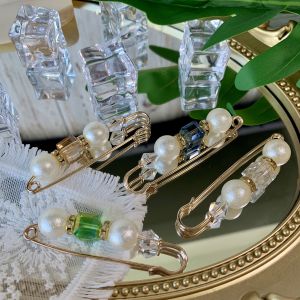 [SG] 4pcs Set 6.5cm Vintage Jewellery Tuspin Hijab Pin Gift for Women Hijab Pin Shawl Pin Tudung Skirt Waist Artifact Clip Adjustment Pin