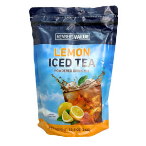Members Value LEMON ICED TEA/MORINGA CITRUS/RASPBERRY ICED TEA Powdered Drink Mix 2KG