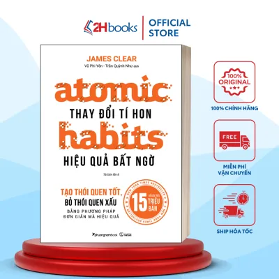 Sách Atomic Habits - Thay Đổi Tí Hon Hiệu Quả Bất Ngờ - HHB