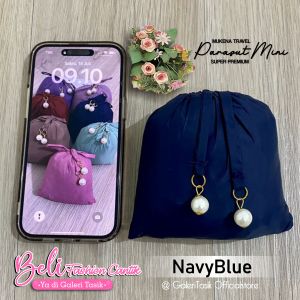 MUKENA TRAVEL MINI PARASUT KOREA PREMIUM BAHAN ADEM LEMBUT