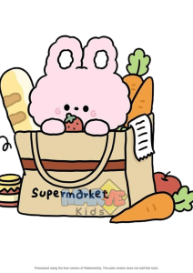 Totebag Goodiebag Tote Bag Beruang Lucu Goodie Bag Souvenir Ulang Tahun Ultah Tas Hampers Kanvas Anak Sekolah Bingkisan Snack