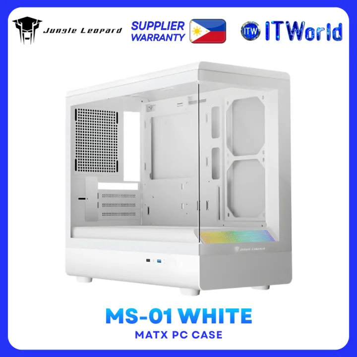 Jungle Leopard mATX PC Case (MS-01) WHITE itw | Lazada PH
