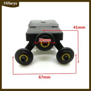 [Hillarys] Sliding Wardrobe Door Part Top bottom Down Wheels Runner Guides Kit Side-mounted Hanging Sliding Pulley Open Wheel For Cabinet