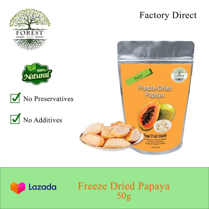 Freeze Dried Papaya 100g Lazada