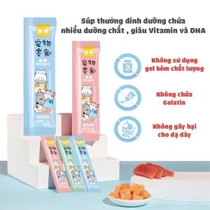 Combo 50 và 100 súp thưởng cho mèo Shizuka Cat food  thanh đầy đủ dinh dưỡng giá rẻ thanh 15g