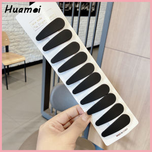 10Pcs Warna Bb Klip Straight Bangs Klip Kepala Belakang Klip Rambut SpoonHair