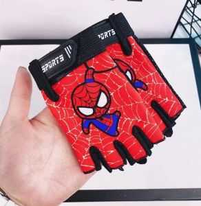 gloves for kids boys gloves for kids gloves for girl bike gloves for kids half gloves for kids Breathable Cartoon Gloves comfortable childrens sports gloves Wear resistance fall prevention and skid resistance