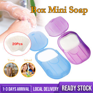 Travel Disposable Soap Paper Anti Virus Hand Wash Portable Hand Washing Soap Tablets Sabun Tangan Kertas Melancong