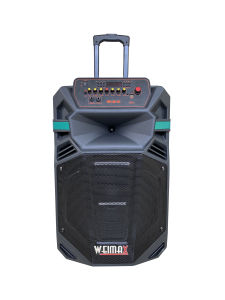 Loa kéo bluetooth Bass 4 tấc di dộng Weimax V-S1535 tặng kèm 2 micro không dây âm thanh sống động chỉnh bass treble echo công suất 500w kết nối đa dạng thời gian hoạt động 4-6h
