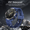Aolon Smartwatch Tetra R2 49.5mm Exercise Duration/Heart Rate/Blood Pressure/Calories/Custom Wallpaper Men Sport Fitness 400mAh Battery Smart watch Bluetooth Call IP67 Waterproof jam tangan Pria. 