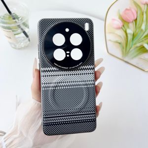 For VIVO X200 Ultra Case Hard Carbon fiber  wireless charging Protective Back Cover For VIVO X200 Pro Phone Shell