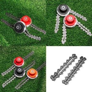 Long Lasting Metal Chains Heavy Duty Trimmer Chain Wearproof Chain Upgrades for Garden Lawn Mower & Brush Cutter Use