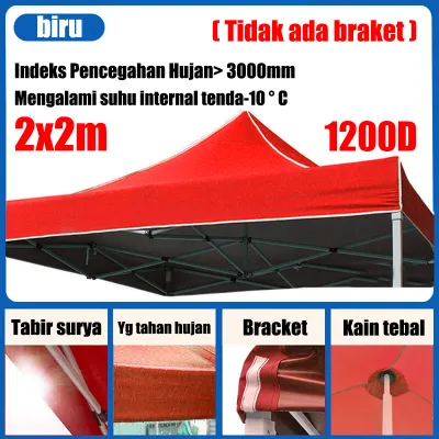 Dinding tirai tenda lipat/Dinding Tenda lipat/Dinding Polos Tenda Lipat /Dinding Tirai Tenda Lipat Panjang 6 M/9 M Bahan Nylon Polos/tirai tenda diding tenda tutup samping tenda(TANPA RANGKA/ATAP)Dinding Tenda lipat tenda buat jualan pinggir jalan