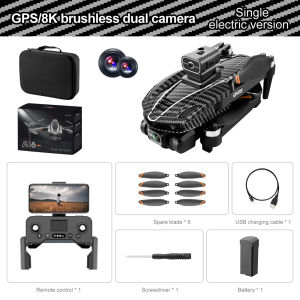 [Stok sedia] A16 GPS drone profesional 1080P fotografi udara penampilan dwi kamera penerbangan sejuk 1000 meter boleh menahan angin tahap 5 dengan pengesan halangan kestabilan penerbangan