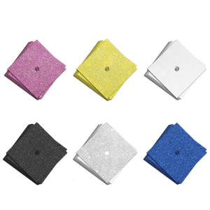 10 Sheets Shimmering Glitters Cardstock Caps Decorations for Graduation Caps Toppers No Shedding Decoration Materials