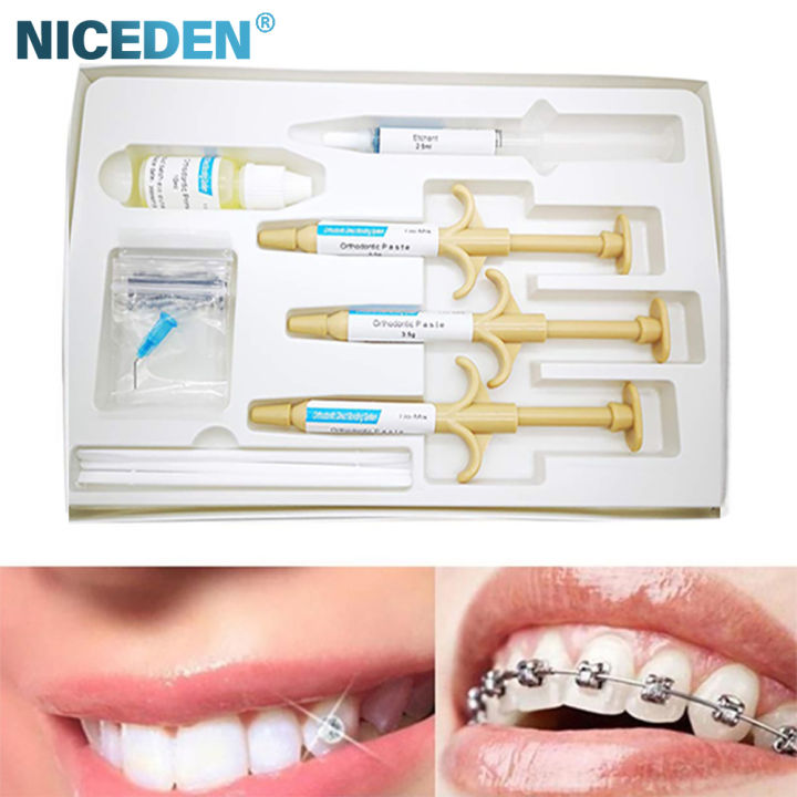 New Dental Orthodontic Brackets Braces Glue Bonding Self Cure Adhesive ...