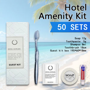 100pcs 5in1 Ho Guest Kit Toothbrush Toothpaste Shampoo Sabon  Amenities.