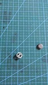 WH XXHZ 1Pc LED Magnetron Light Modeling Led Bright Wireless Lamp DIY Toys Model Magnetic Induction Lights W Button Battery + Magnet [MY]
