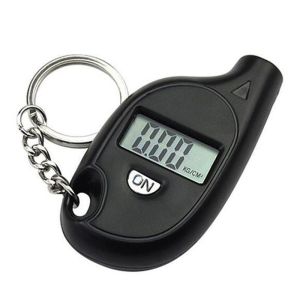 Tire Pressure Gauge Digital LCD Mini Keychain Alat Ukur Tekanan Ban Mobil Motor Akurat