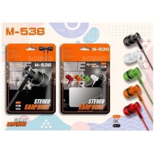 Headset M536 macaron XTRA BASS stereo music telfon gaming daily earphone with microphone