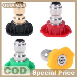 GUOUQNA 5pcs High Pressure Washer Spray Nozzle Quick Nozzle Tips 1 4 Quick Connect tools