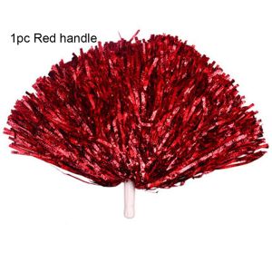 CLARO 1pc/1Pair Dress Costume Fancy Competition Flower Cheerleader pompoms Dance Party Decorator Cheerleading Cheering Ball Club Sport Supplies