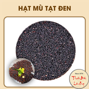 Hạt mù tạt đen 1kg mù tạt Ấn Độ nguyên hạt cay thơm gia vị sốt chấm tăng hương vị cho món ăn