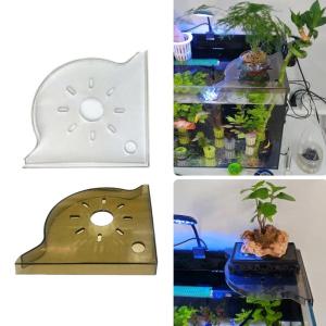 การออกแบบตะแกรงเข้ามุมตู้ปลาชั้นวางเข้ามุมการเพิ่มประสิทธิภาพพื้นที่จัดเก็บอุปกรณ์เสริมสำหรับแหนบแครปเปอร์