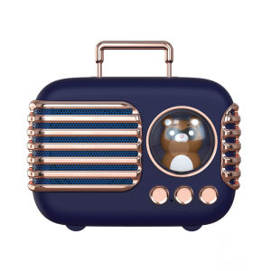 Bluetooth Speaker Cute Mini Wireless Small Stereo Retro Outdoor Portable Card Subwoofer