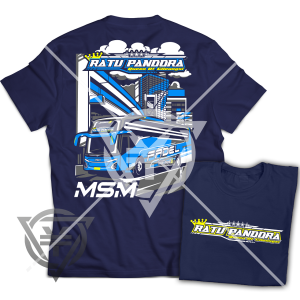 KAOS BISMANIA RATU PANDORA ANAK KATUN COMBAT 30S SABLON PLASTISOL