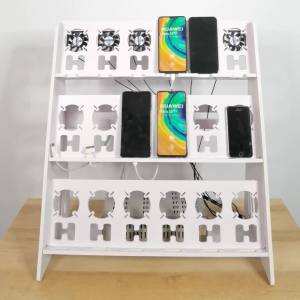 ผลิตภัณฑ์ใหม่ ชั้นวางควบคุมกลุ่มศัพท์หลายเครื่อง ชาร์จ สตรีมสด ระบายความร้อน ตู้เก็บของ ชั้นวางแสดงสินค้า