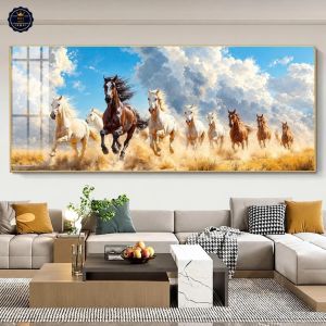 Tranh Mã Đáo Thành Công Thu Hút Tài Lộc Tranh Canvas Tranh Tráng Gương Tranh Phòng Khách