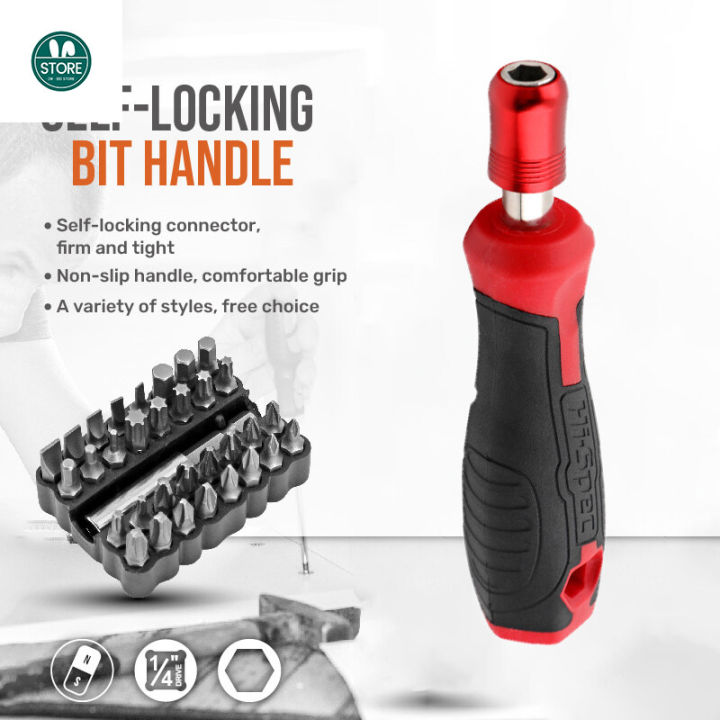 Screwdriver Bit Holder Handle 1/4 Bit Driver Screwdriver Bits