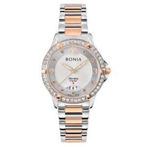 JAM BONIA ORIGINAL - BONIA BNB10709-2615S - - Women LA - Stainless Steel - Silver - JAMDUNIA / JAM DUNIA JD18 # JAM TANGAN WANITA JAM WANITA JAM ANTI AIR $ JAM TANGAN BONIA BNB10709 2615S BONIA BNB 10709 2615 BONIA BNB107092615 S003