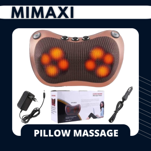 Massage Pillow Vibrator Therapy Relaxation Head Shoulder Neck Back Waist Body Heating Massager