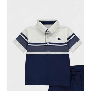 MELCO OOTD 3IN1POLO SHIRT STRIPER FOR BOY WITH CAP