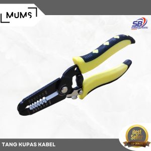 FRD TANG POTONG KABEL 8" WIRE STRIPPER CABLE CUTTING SCISSOR STRIPPING - S Baru