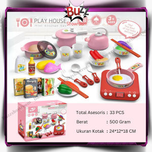 Play House Mini Kitchen MasakMasak Mainan Anak Masak Masakan