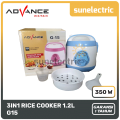 Advance G15 - Rice Cooker / Magic Jar / Magic Com / Penanak Nasi Kapasitas 1.5 Liter G 15 / G-15 - Random. 