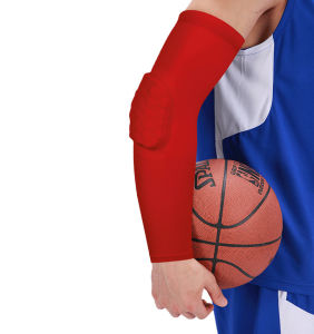 GYMPRO Padded Elbow Sleeves Compression Arm Protective Support