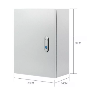 Durable Metal Electrical Enclosure Box with Anti-Dust & Rainproof Features Weatherproof Circuit Panel for Industrial & Outdoor Use
