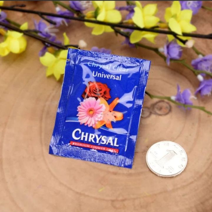 荷兰可利鲜进口鲜花保鲜剂粉延长花期营养液5gChrysal Clearimported fresh flower preservative powderextend