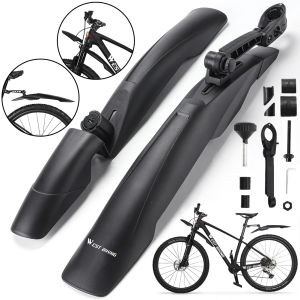 【New Arrival】 2Pcs Bicycle Mud Guards Waterproof Dustproof Bike Fenders for Mountain and Road Bikes