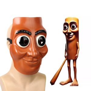 APPLED Face Cover Tung tung tung Sahur Props Dress Up Figure Cosplay Play Accessories Full Head Anime Cosplay Props Halloween Decor
